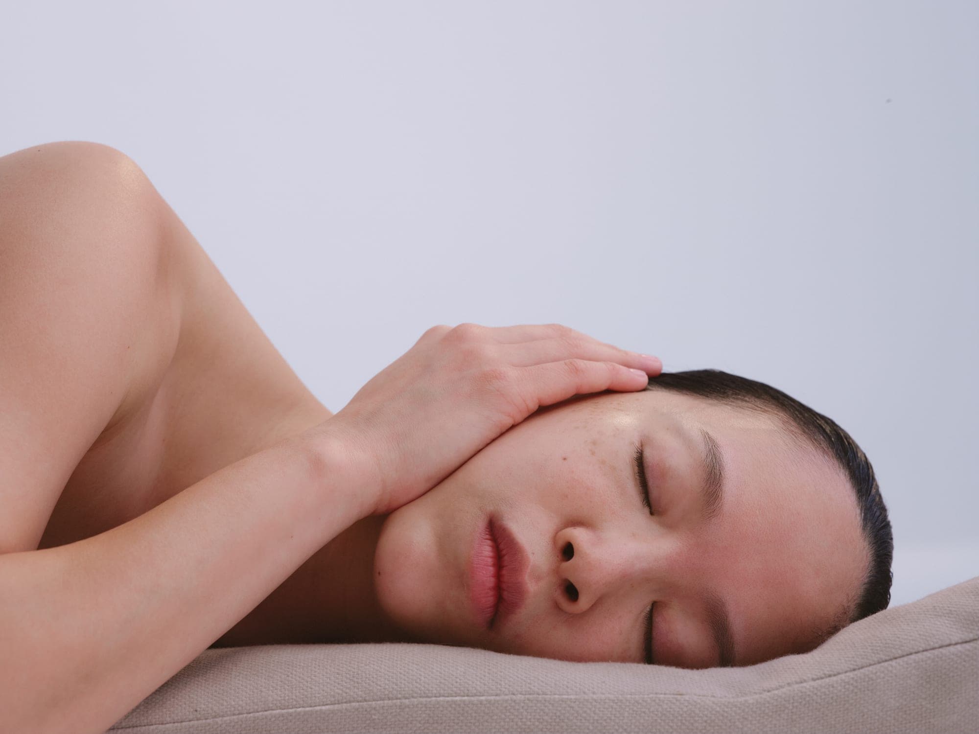 Contemplative editorial health photography